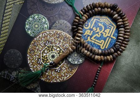 Al-quran Holy Book Of Muslims With Beheaded
