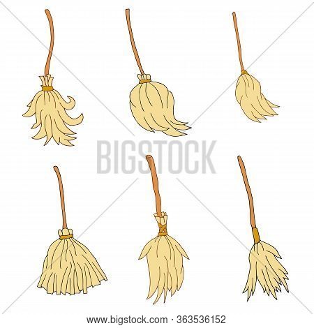 Set Of Panicles For Cleanliness Handmade Vector For Creativity.. Vector Hand Draw  Illustration Eps1