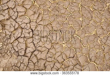 Bor / Serbia - July 13, 2019: Soil Erosion And Degradation Due To Industrial Pollution In Copper Min
