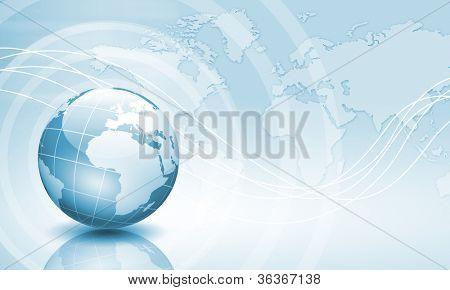 Bild von leichten blauen Planeten Erde Hintergrund Technologie