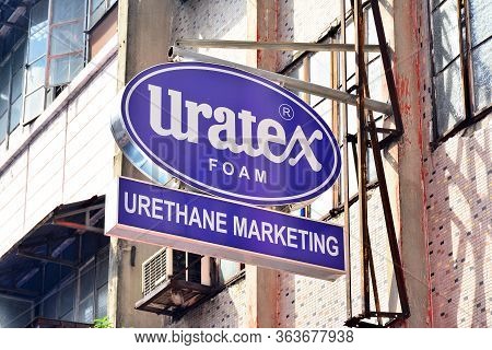 Manila, Ph - Oct 7 - Uratex Foam Sign On October 7, 2017 In Manila, Philippines.