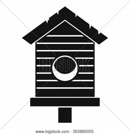 Old Bird House Icon. Simple Illustration Of Old Bird House Vector Icon For Web Design Isolated On Wh