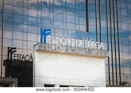 City Train Station (estacao De Braga) Of Braga, Portugal