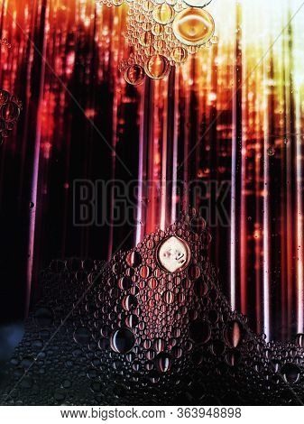Many Colorful Dots On The Colorful Background