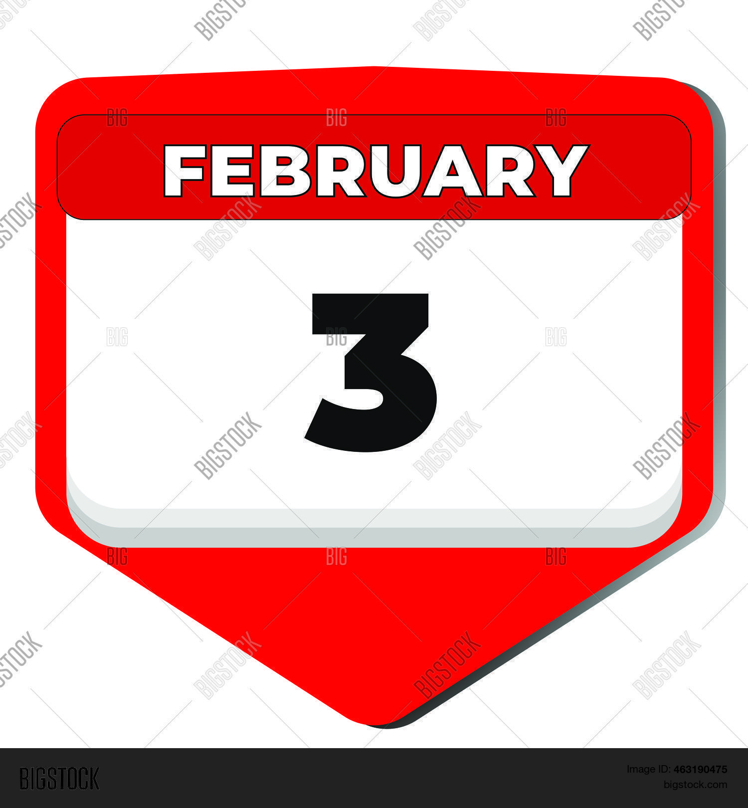 3 February Vector Vector & Photo (Free Trial) | Bigstock