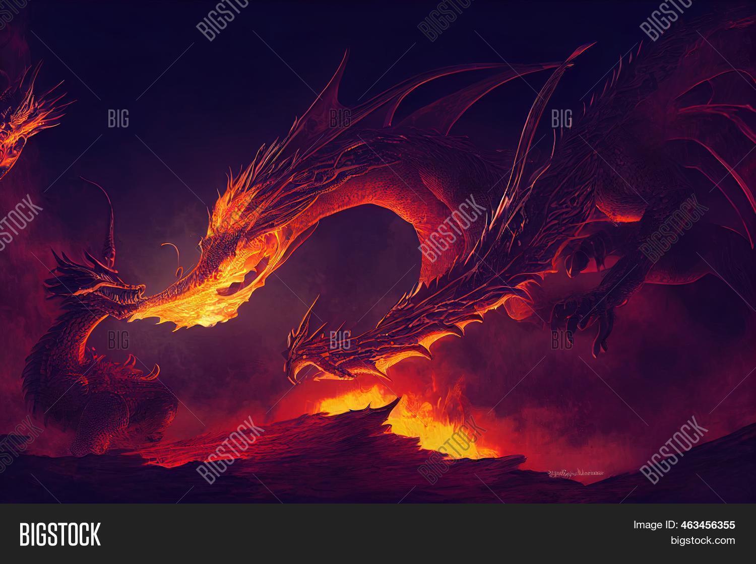 Fire Breathes Explode Image & Photo (Free Trial) | Bigstock