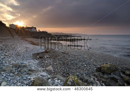 Paysage de Marazion de baie Mont St Michael