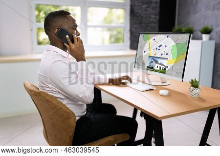 Real Estate Property Online. House Listing Contact Phone Call