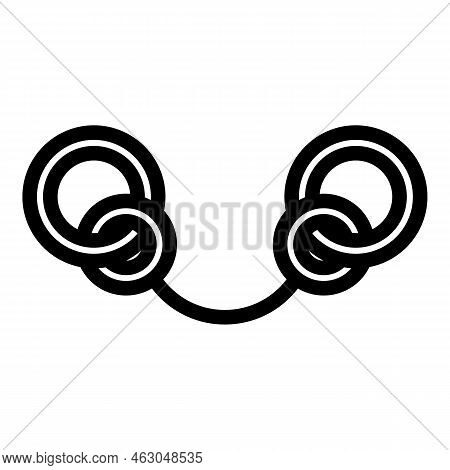 Horse Ride Tool Icon Outline Vector. Race Sport. Hippodrome Derby