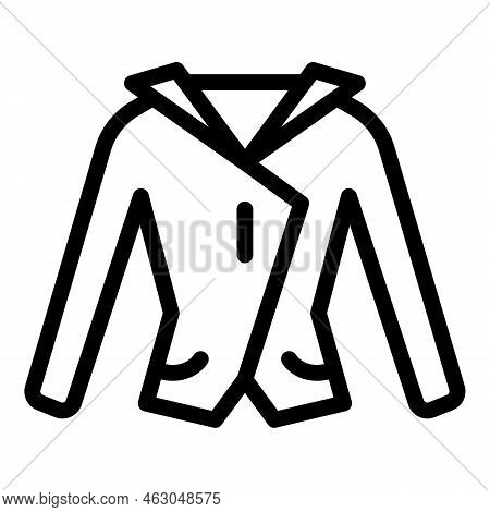 Jockey Jacket Icon Outline Vector. Race Sport. Track Cup