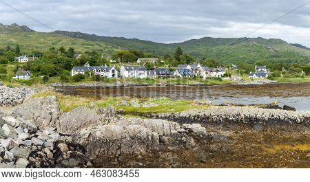Arisaig Village,and Morroch Beach,lochaber, Inverness-shire,scotland,uk.