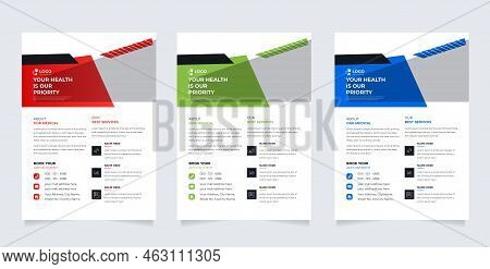 Health Care Cover Template Design For A Report And Medical Brochure Cover Design Layout Background