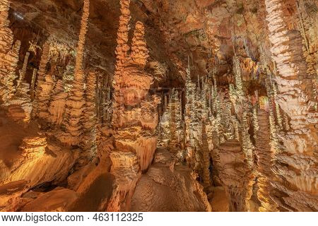 The Aven Armand Chasm 100 Meters Underground Where The Largest Known Stalagmite In The World Is 30 M
