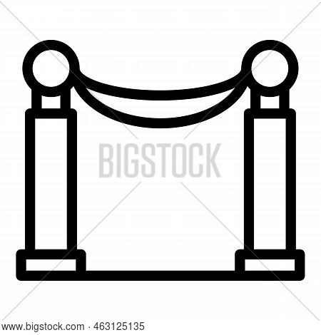 Cinema Barrier Icon Outline Vector. Car Screen. Air Show