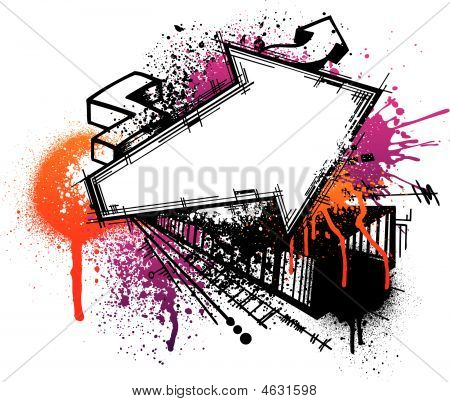 Graffiti pilen Design