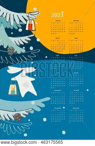 Calendar 2023 Hand Vector & Photo (Free Trial) Bigstock
