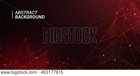 Abstract Background With Red Lines Vector Design Illustration