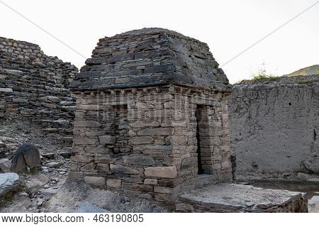 Amlukdara Stupa Historical Place In The Mount Elum In The Swat Valley, Pakistan