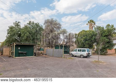 Loxton, South Africa - Sep 2, 2022: Camping Sites At The Pear Tree Campsite In Loxton In The Norther