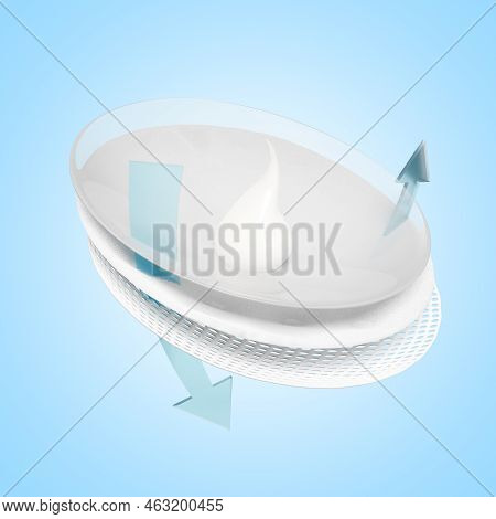3d Disposable Milk Absorbent Pads Product Advertisement, Ventilate Shows Milk Splash, Synthetic Fibe