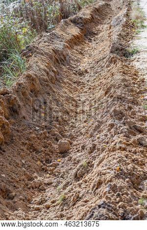 Mineralized Forest Protection Strip. Protection From The Fire Element