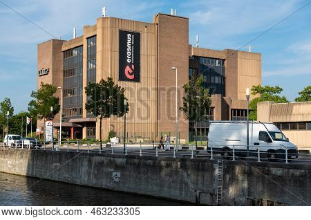 Anderlecht, Brussels Capital Region - Belgium - 07 30 2021 The Erasmus College For Higher Education 