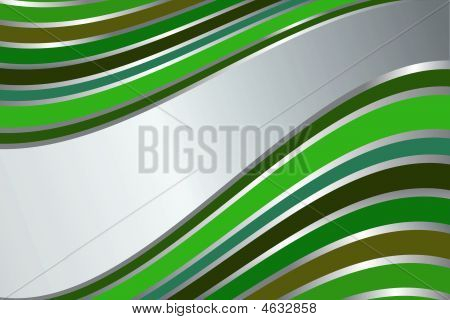 Diagonale silbrig und grünen Streifen Hintergrund (Vector)