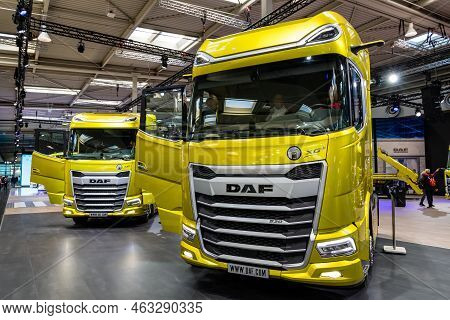 New Daf Xg And Xg+ Trucks At The Hannover Iaa Transportation Motor Show. Germany - September 20, 202