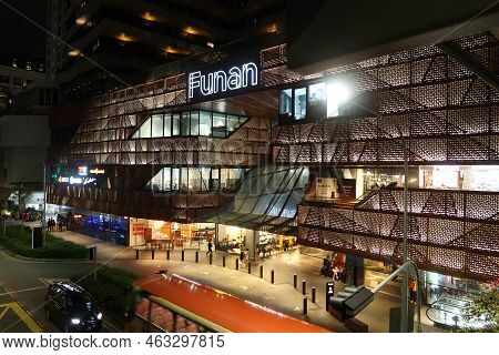 Singapore Funan 2 June 2022. The Shoppes In Funan Retail Mall Buildings