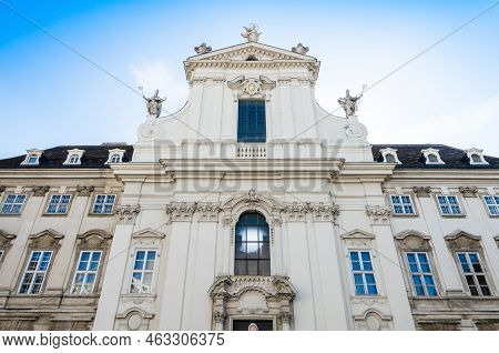 Vienna, Austria - September 7, 2022: Architectural Details Of The Salesian Church