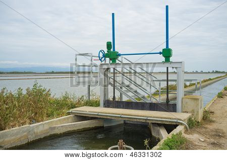Landwirtschaftliche Schleuse