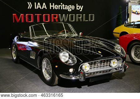 Frankfurt Am Main, Germany - September 17, 2019: Classic Luxury Roadster Ferrari 250 Gt California S