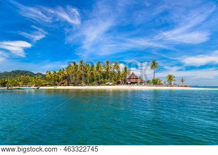 Tropical Beach At Koh Mook (koh Muk) Island, Thailand