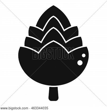 Artichoke Food Icon Simple Vector. Cooking Plant. Ink Agriculture
