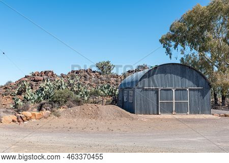 Fraserburg, South Africa - Sep 3, 2022: A Barn At Eselfontein Guest Farm On The Historic Postal Rout