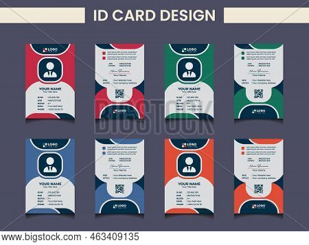 Creative Modern Unique Id Card Design Template