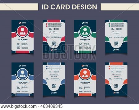 Creative Modern Unique Id Card Design Template