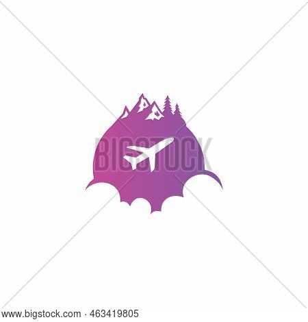 Holiday Travel Vacation Explore Logo Design. look simple and clean design