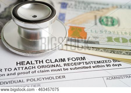 Tax Form 1040 U.s. Individual Income Tax Return, Business Finance Concept.