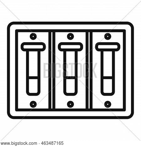 Repair Breaker Icon Outline Vector. Safety Power. Home Short