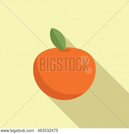 Gmo Fruit Icon Flat Vector. Dna Food. Biology Gene