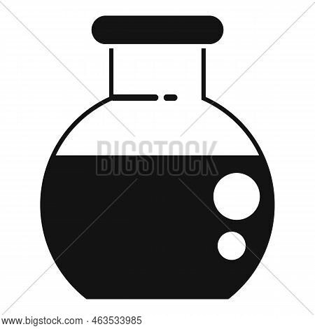 Laboratory Pot Icon Simple Vector. Gmo Dna. Science Gene