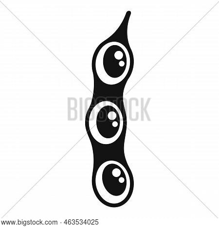 Farm Gmo Peas Icon Simple Vector. Food Agriculture. Gene Biology
