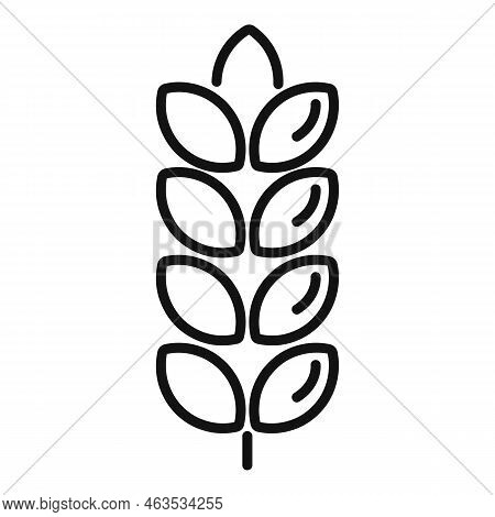 Gmo Wheat Icon Outline Vector. Dna Food. Medicine Gene