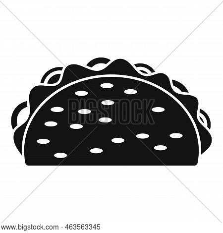 Dinner Taco Icon Simple Vector. Tacos Menu. Soft Menu