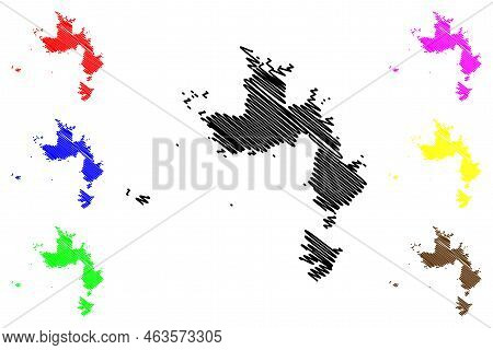 Annet Island (united Kingdom Of Great Britain And Northern Ireland, England, Isles Of Scilly) Map Ve
