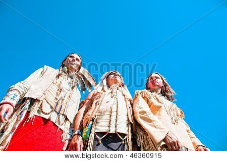 Groep van Noord-Amerikaanse Indianen
