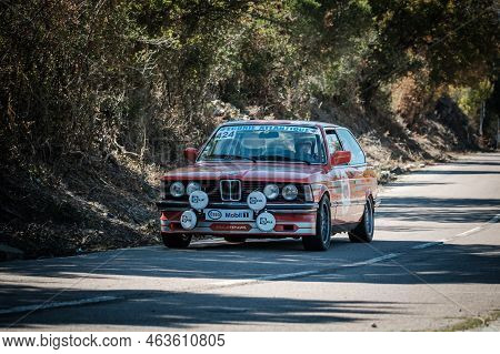 Novella, Corsica, France - 7th October 2022: Bernard Sarazin And Jacques Assailly Compete In Their B