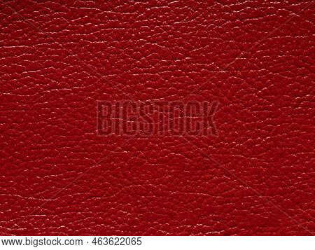 Blank Page Of Leather Texture Background With Rough And Grunge Skin, Full Frame. Close Up Detail Of 