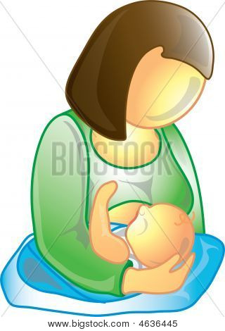 นมแม่ไอคอน